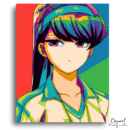 Komi Can't Communicate: Komi Pop Art - Anime Diamond Painting