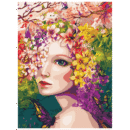 Lady Flower - Paint By Numbers Kit