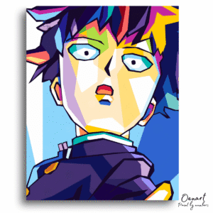 Mob Psycho 100: Kageyama Pop Art - Anime Diamond Painting