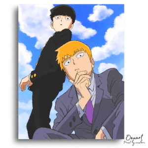 Mob Psycho 100: Mob & Reigen - Anime Diamond Painting