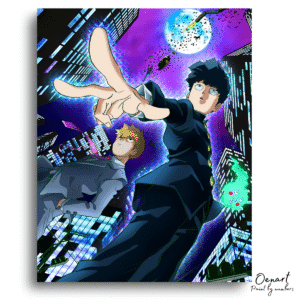 Mob Psycho 100: Shigeo Ekubo & Reigen - Anime Diamond Painting