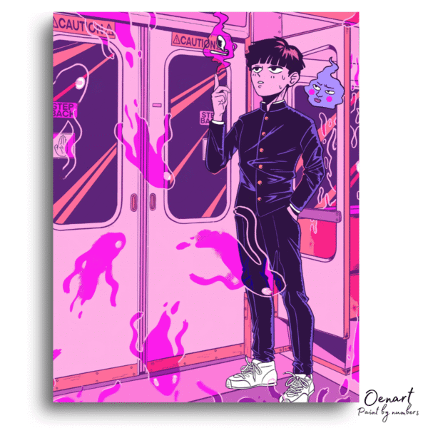 Mob Psycho 100: Shigeo and Ekubo - Anime Diamond Painting