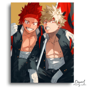 My Hero Academia: Bakugou and Red Riot - Anime Diamond Painting