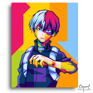 My Hero Academia: Shouto Todoroki Pop Art - Anime Diamond Painting