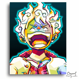 One Piece: Luffy Gear 5 - Anime Diamond Painting