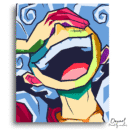 One Piece: Luffy Gear 5 Pop Art - Anime Diamond Painting