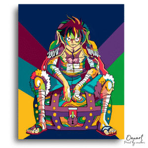 One Piece: Luffy Pop Art - Anime Diamond Painting