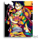 One Piece: Monkey D Luffy - Anime Diamond Painting
