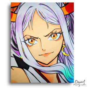 One Piece: Yamato Portrait - Anime Paint By Numbers Kit