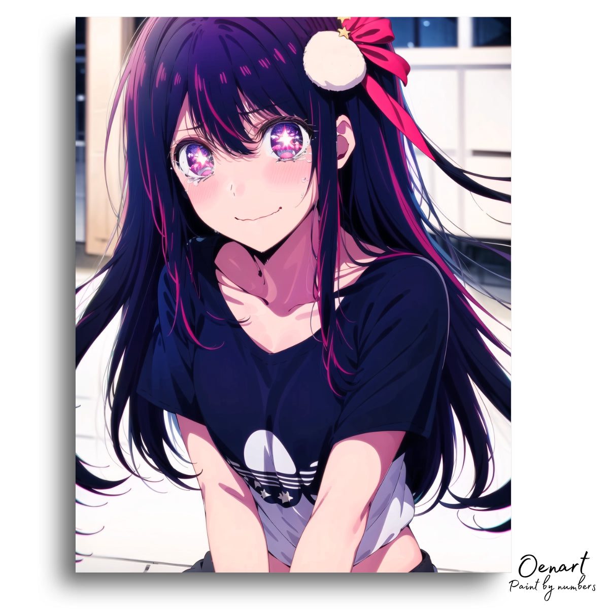 Oshi no Ko: Black Shirt - Anime Diamond Painting