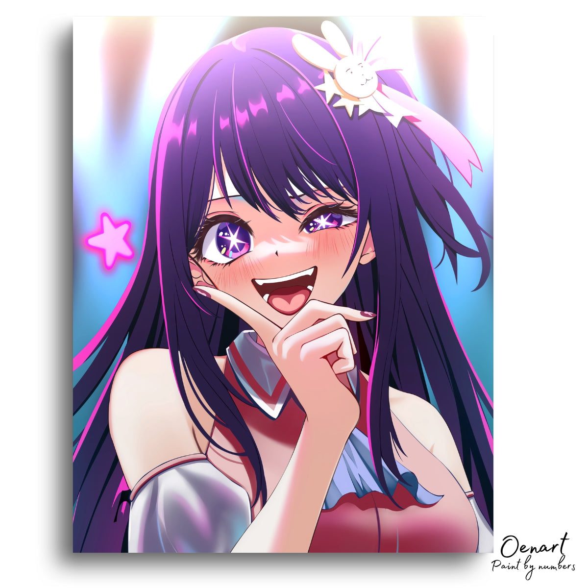 Oshi no Ko: Hoshino Smile - Anime Diamond Painting