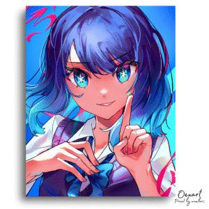 Oshi no Ko: Kawaii Akane - Anime Diamond Painting