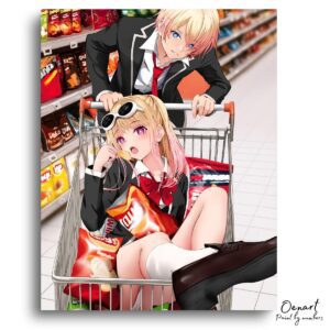 Oshi no Ko: Shopping - Anime Paint By Numbers Kit