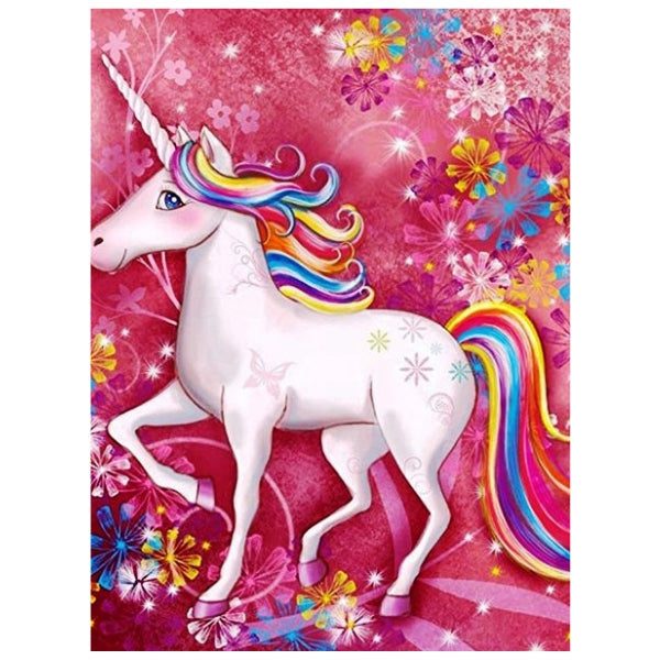 Pink Unicorn: Paint By Numbers Kit - Image 2