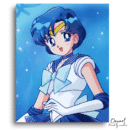 Sailor Moon: Cute Ami Sailor Mercury - Anime Diamond Painting