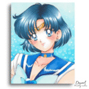 Sailor Moon: Cute Sailor Mercury - Anime Diamond Painting