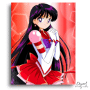 Sailor Moon: Rei Sailor Mars - Anime Diamond Painting