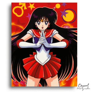 Sailor Moon: Sailor Mars - Anime Diamond Painting