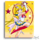 Sailor Moon: Usagi's Joyful Expression - Anime Diamond Painting