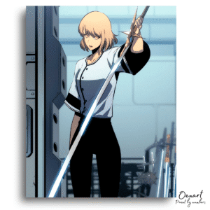Solo Leveling: Hae In - Anime Diamond Painting