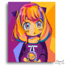 Spy x Family: Kawaii Anya Pop Art - Anime Diamond Painting