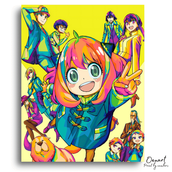 Spy x Family Pop Art - Anime Diamond Painting