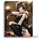 Spy x Family: Yor Fight Mode - Anime Paint By Numbers Kit