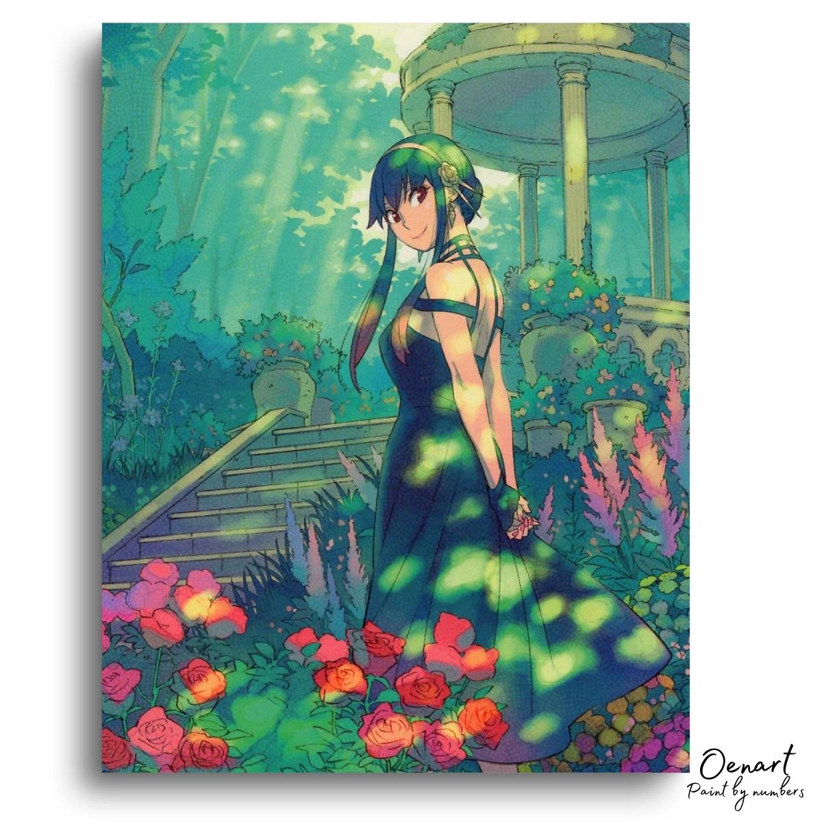 Spy x Family: Yor in Gardin - Anime Diamond Painting