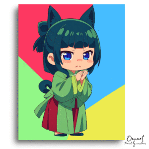 The Apothecary Diaries: Kawaii Maomao with cat Ears - Anime Diamond Painting