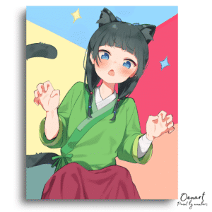 The Apothecary Diaries: Maomao Cat Form - Anime Diamond Painting