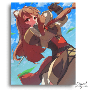 The Rising of the Shield Hero: Raphtalia Fighting - Anime Diamond Painting
