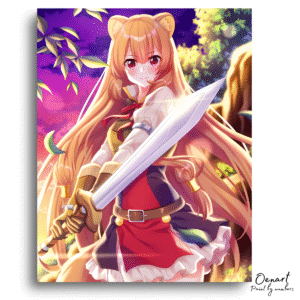 The Rising of the Shield Hero: Raphtalia with a Sword - Anime Diamond Painting