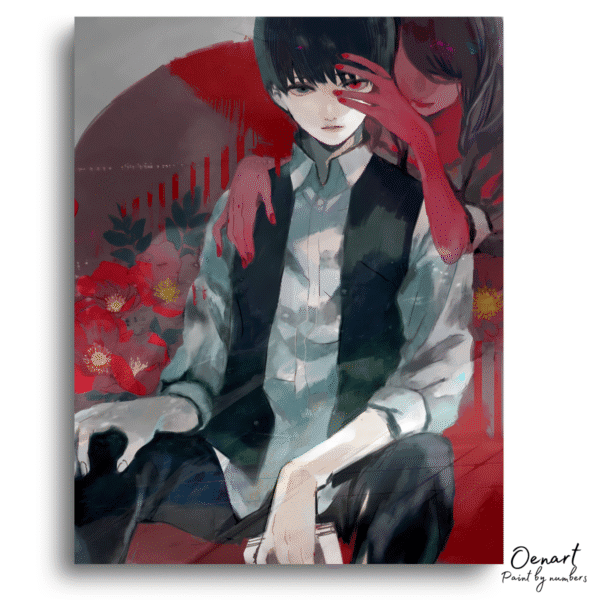 Tokyo Ghoul: Kaneki Ken & Rize - Anime Diamond Painting