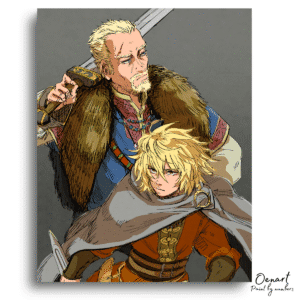 Vinland Saga: Thorfinn and Askeladd - Anime Diamond Painting