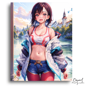 Zom 100: Cute Mikazuki Shizuka - Anime Diamond Painting