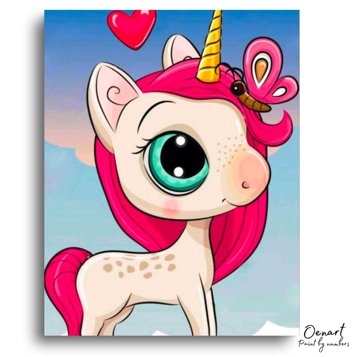 Baby Unicorn - Diamond Painting Kit - Oenart™