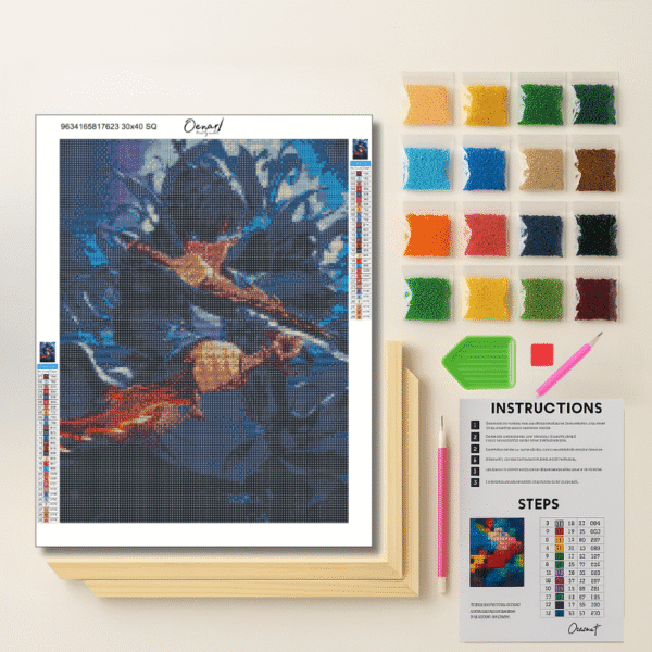 Tokyo Revengers: Draken Wpap Art - Anime Diamond Painting - Image 4