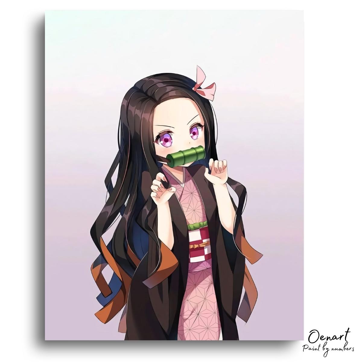Demon Slayer: Nezuko - Anime Diamond Painting - Oenart™