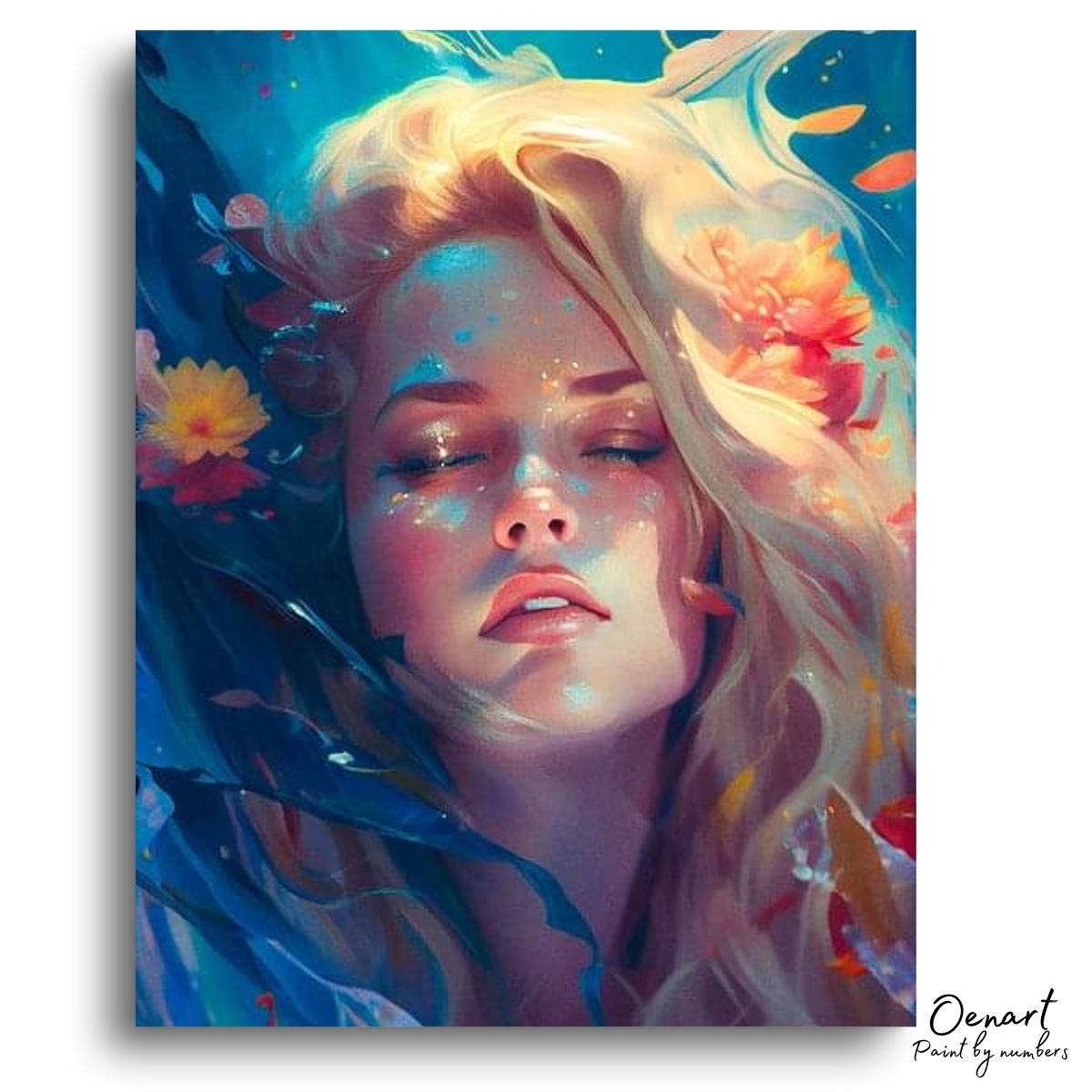 Eyes Close Beauty - Diamond Painting Kit - Oenart™