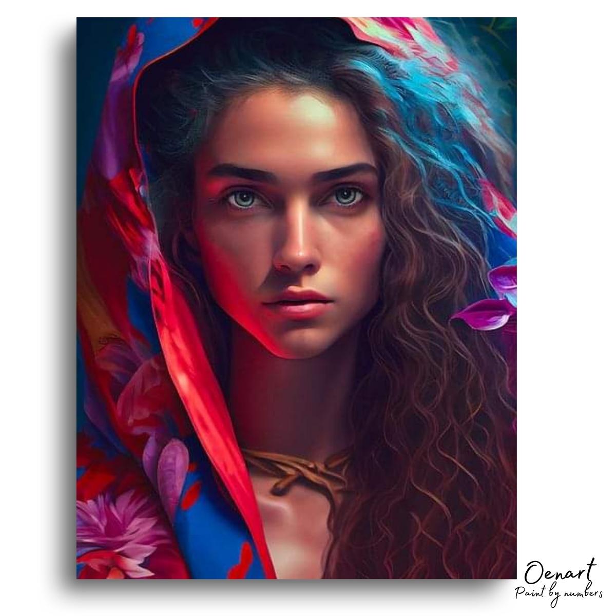 Grey Eyes Portrait - Diamond Painting Kit - Oenart™