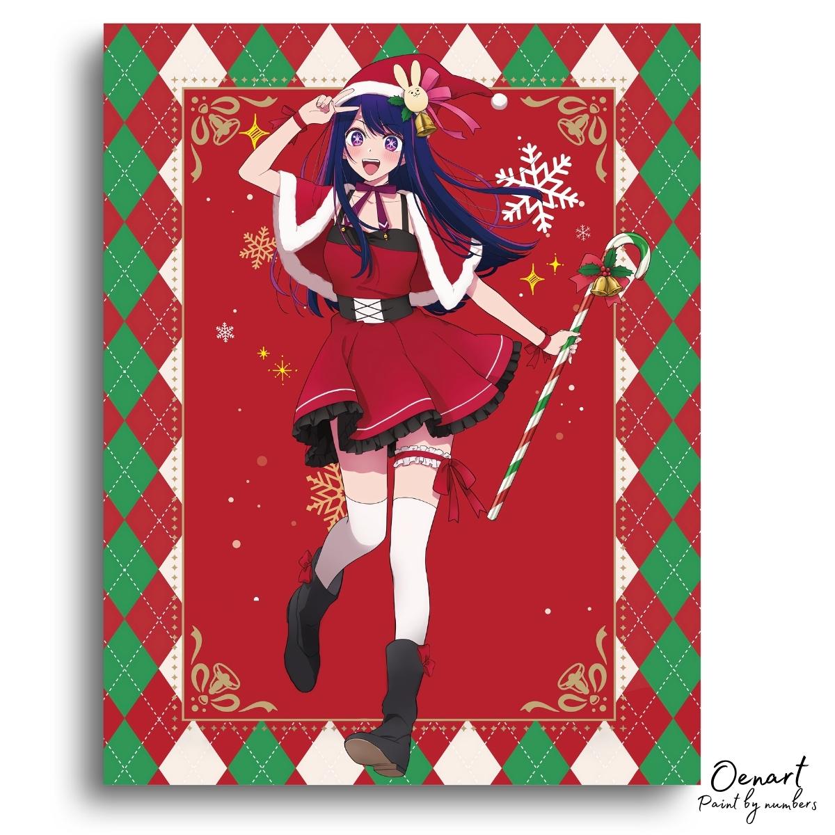 Oshi no Ko: Christmas - Anime Diamond Painting - Oenart™