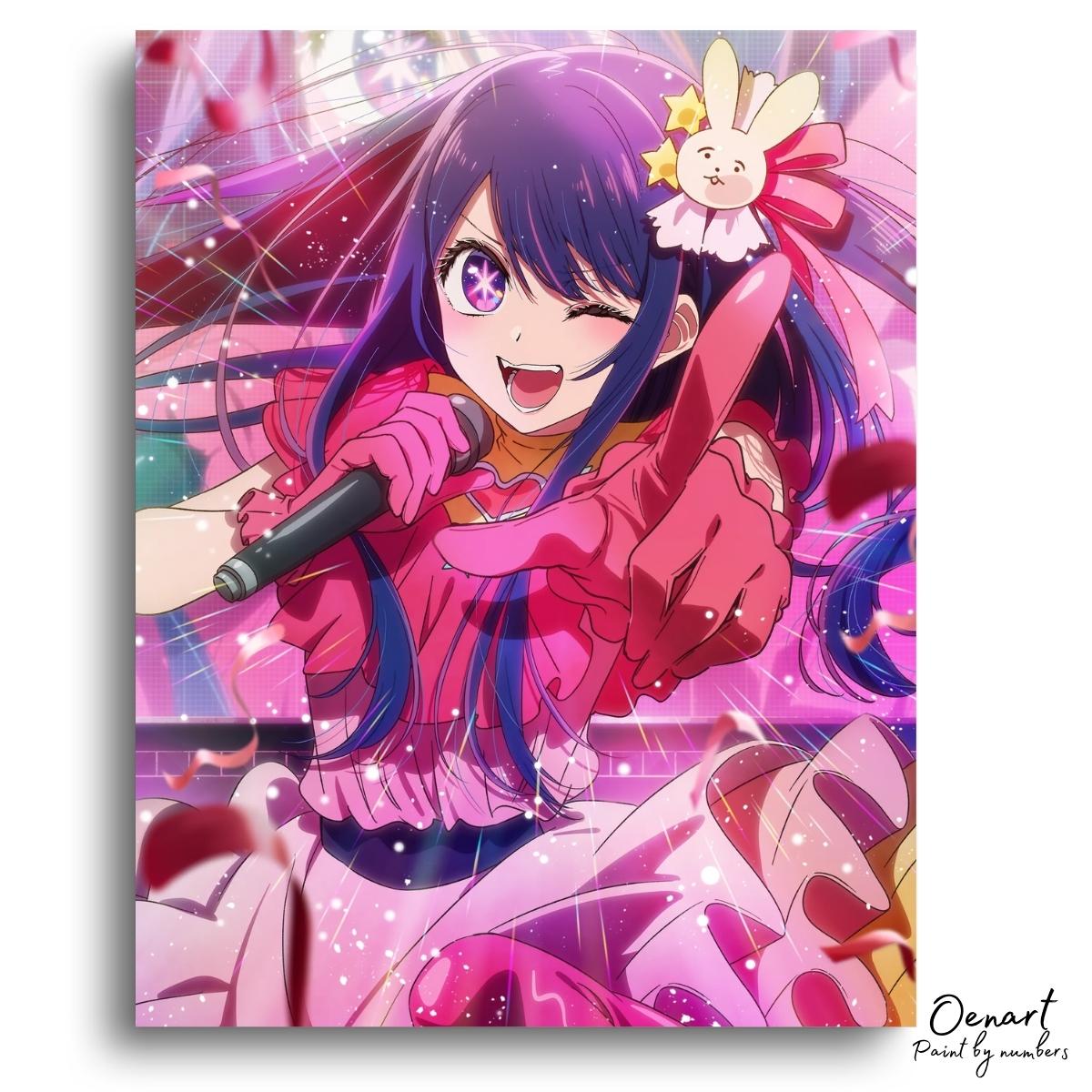 Oshi no Ko: Singing - Anime Diamond Painting - Oenart™