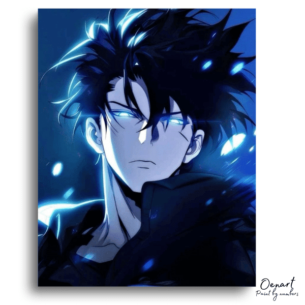 Solo Leveling: Awakened Sung Jinwoo - Anime Paint By Numbers Kit