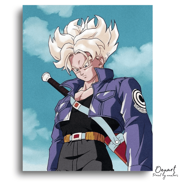Dragon Ball Z: Future Trunks Super Saiyan – Anime Paint By Numbers Kit