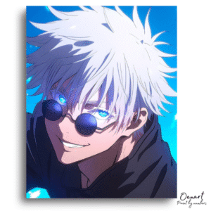 Jujutsu Kaisen: Gojo Cool Confidence - Anime Paint By Numbers Kit
