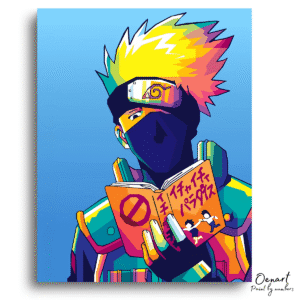Naruto Shippuden: Kakashi Notes - Anime Paint By Numbers Kit