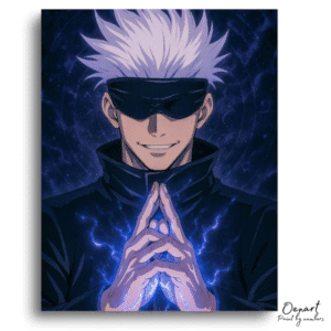 Jujutsu Kaisen: Gojo’s Unlimited Void - Anime Paint By Numbers Kit