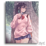 Dandadan: Peaceful Momo Ayase – Anime Paint By Numbers Kit