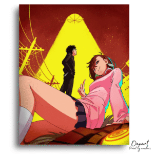 Dandadan: Okarun & Momo Spotlight – Anime Paint By Numbers Kit