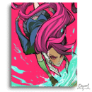 Dandadan: Momo Ayase Battle Flow – Anime Paint By Numbers Kit